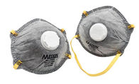 Peso ligero de la máscara de polvo del filtro del carbono del polipropileno con dos la cabeza - correas proveedor