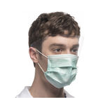 Resistente flúido disponible no tejida de la máscara de polvo con un escudo del ojo del plástico transparente proveedor