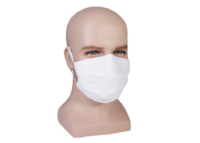 Mascarilla disponible del gancho de 3 capas de la prueba del polvo del color blanco cómodo de la mascarilla proveedor