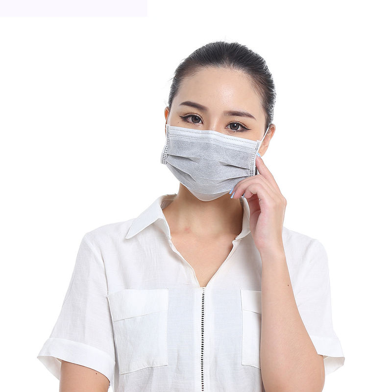 Lacre ultrasónico activado 4 capas de polvo del carbono de la máscara del pedazo flexible disponible de la nariz proveedor