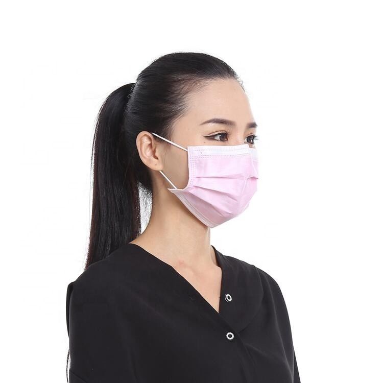 Contaminación anti no tejida disponible respirable de la máscara del gancho de la mascarilla 3ply proveedor