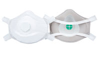 Estilo doblado color blanco disponible de la máscara de polvo del polipropileno con la válvula proveedor