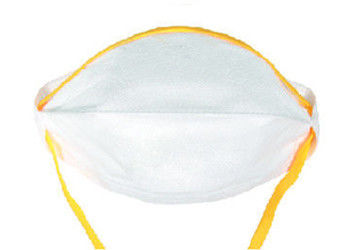 Correas amarillas durables del color de polvo FFP1 de la máscara del diseño único plegable de la sujeción proveedor